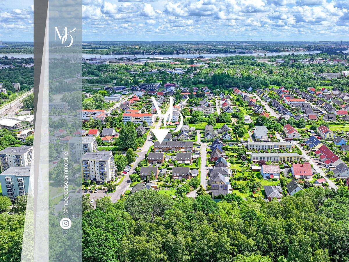 Zentrumsnahes Reihenendhaus mit Garten in Rostock // 138 m², 4 Zimmer, ausgebauter Dachboden // PP, 18069 Rostock (Evershagen Gartenstadt/Stadtweide Kröpeliner Tor-Vorstadt Reutershagen Schmarl)