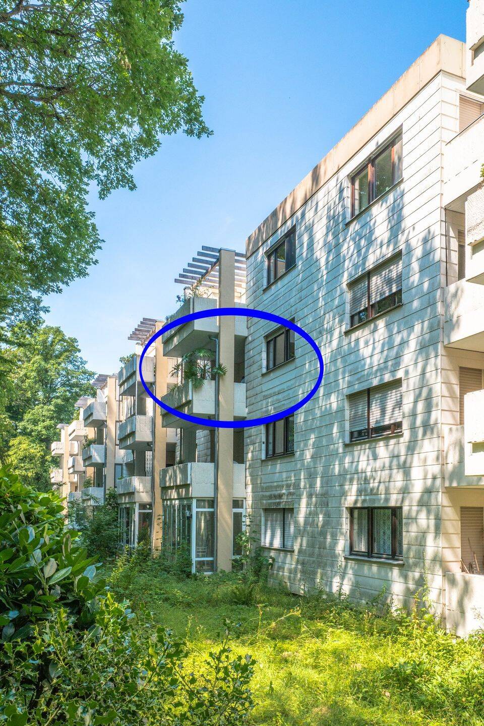 Gepflegte, renovierte 88 m² Wohnung mit ‚Blick ins Grüne‘, 76228 Karlsruhe
