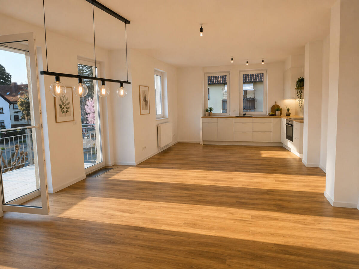 Stilvoll wohnen in Bensheim – Lichtdurchflutete 4-Zimmer-Wohnung mit großem Balkon, 64625 Bensheim