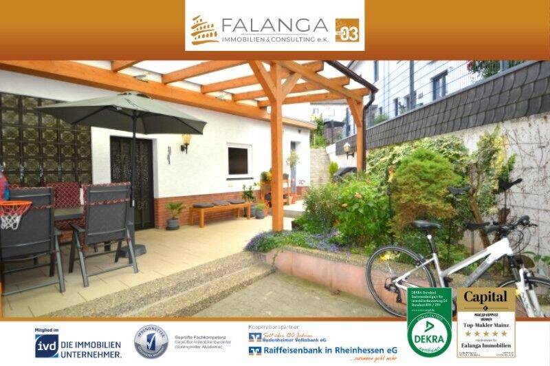 Falanga Immobilien – Zweifamilienhaus mit idyllischer Gartenoase und viel Platz für die Großfamilie!, 55127 Mainz (Drais Lerchenberg Marienborn)