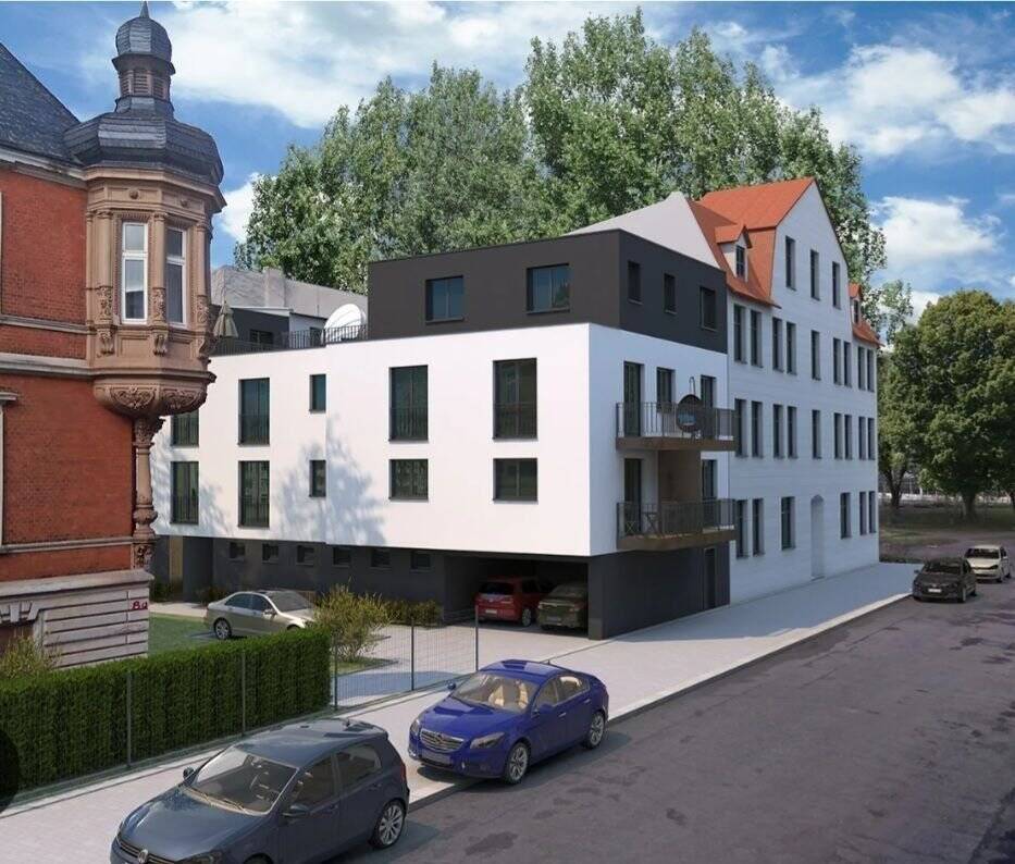 Schicke 2-Zimmerwohnung mit Parkett, Einbauküche, Balkon u. Fußbodenheizung, 39112 Magdeburg (Leipziger Str. Sudenburg)