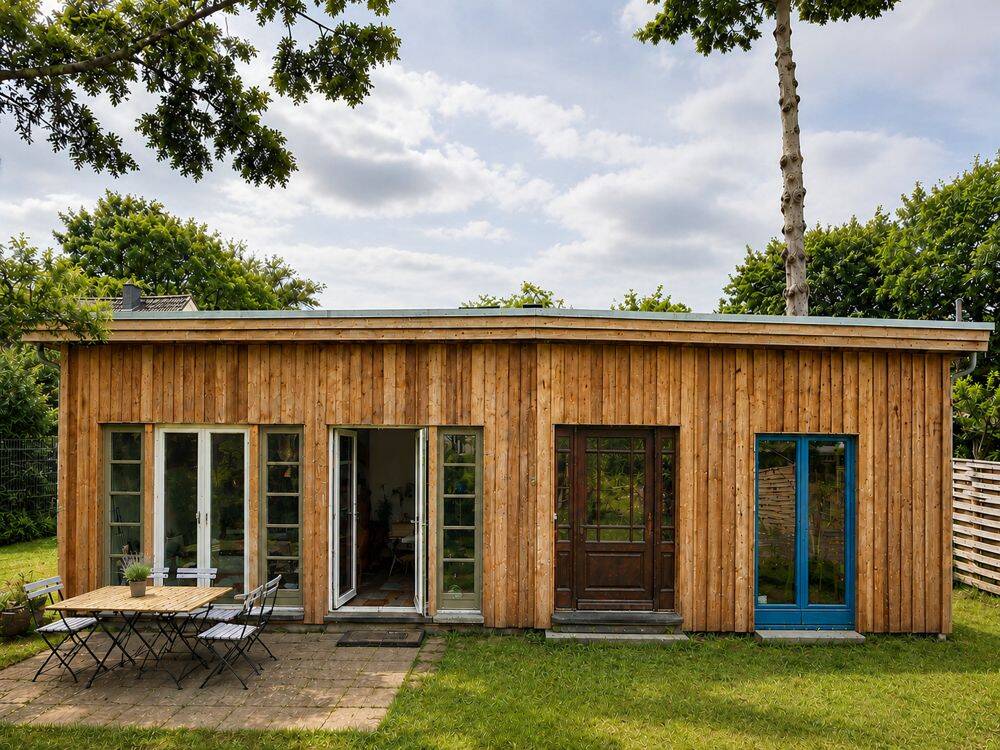 Außergewöhnlicher Bungalow in Hamburg-Marienthal – 140 m² auf einer Ebene fast fertiggestellt, 22043 Hamburg (Wandsbek Jenfeld Marienthal Tonndorf)