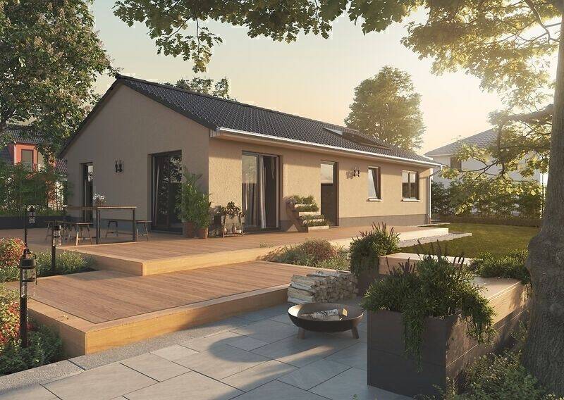 Bungalow 100 in Linden, massiv gebaut, Preis inkl. Grundstück, 67707 Schopp