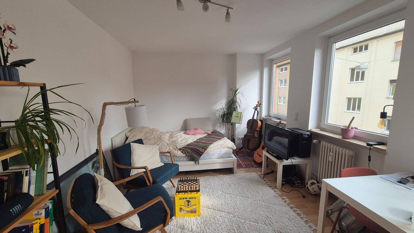 1-Zimmer-Wohnung direkt an der U-Bahn Rennweg ab 01.09.2026, 90489 Nürnberg (Gärten bei Wöhrd Rennweg Veilhof Wöhrd)
