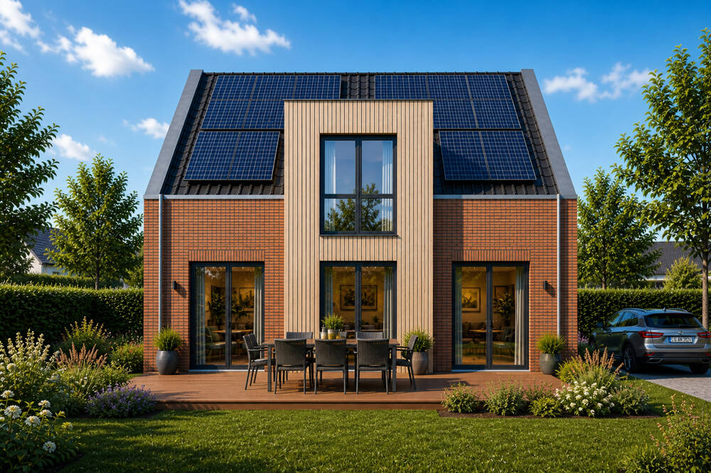 Familienglück im Dorfkern: Modernes KfW-40-Haus mit großem Garten, 21365 Adendorf