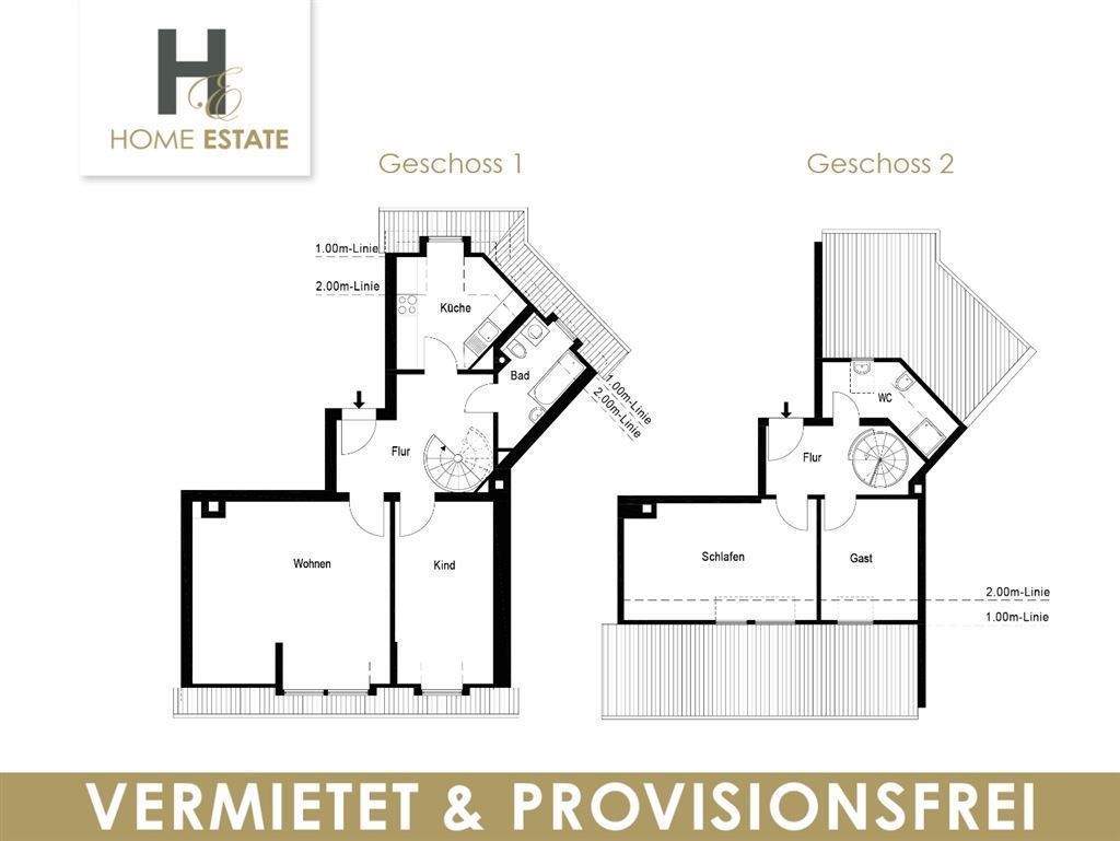 Wohntraum auf zwei Ebenen – 4 Zimmer mit Weitsicht, 4229 Leipzig (Kleinzschocher Plagwitz Schleußig)