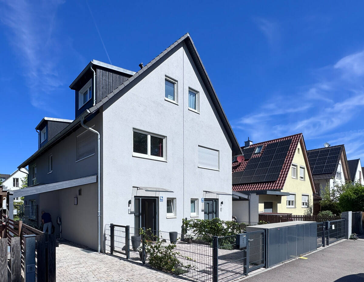 Solln: Moderne Doppelhaushälfte mit schönem Westgarten und Carport, 81477 München (Thalk. Obersendl.-Forsten-Fürstenr.-Solln)