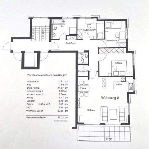Baubeginn: Optimale 4-Zi.Wohnung mit KfW55-Darlehen, 71149 Bondorf