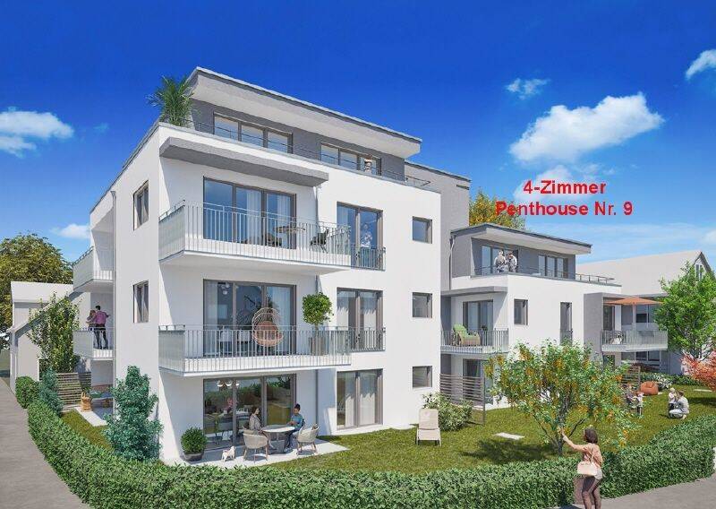 4 ZI. WHG. PENTHOUSE WOHNUNG – NEUBAU – BESTLAGE WEINGARTEN, 88250 Weingarten