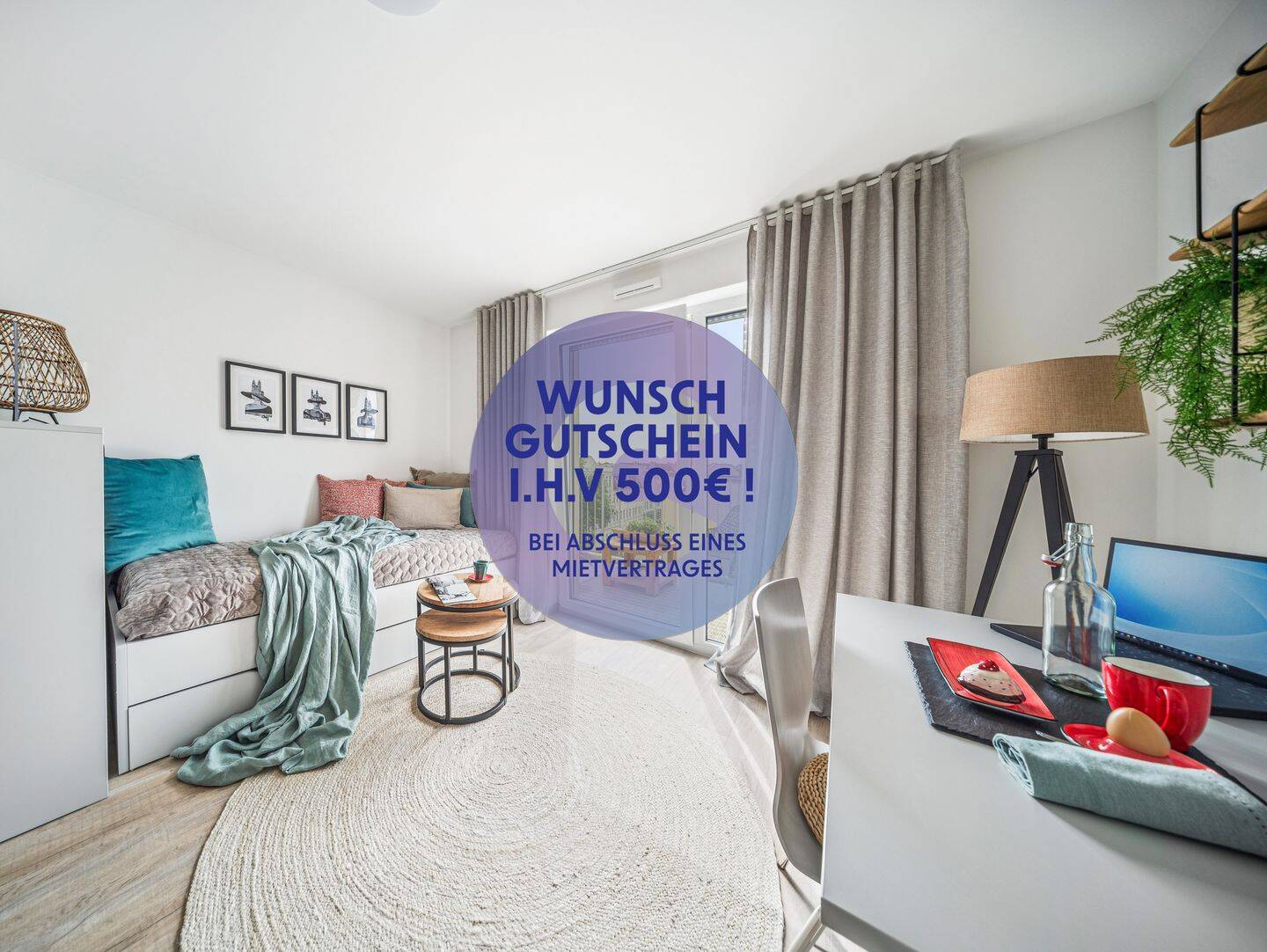 All-In Miete + 500€ geschenkt! 2-Zimmer Neubauwohnung in der Nähe der Universität!, 39106 Magdeburg (Alte Neustadt)