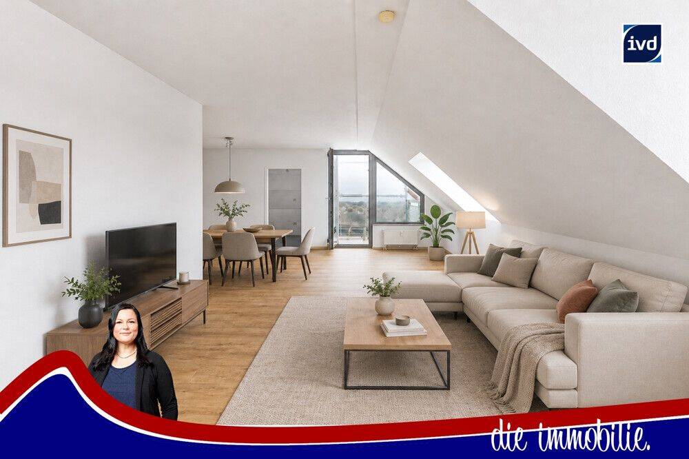 *** Wohnen auf zwei Ebenen: 3-Zimmer-Maisonette mit Balkon und Parkanlage ***, 39124 Magdeburg (Neue Neustadt)