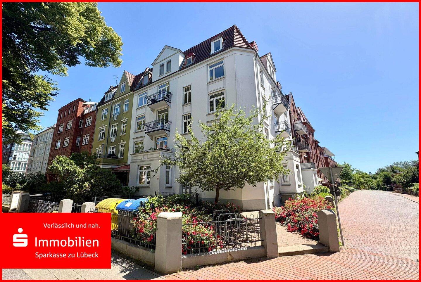 Altbauwohnung mit 3 Zimmern und zwei Balkonen nahe der Lübecker Innenstadt, 23558 Lübeck (Buntekuh Sankt Lorenz Nord Sankt Lorenz Süd)