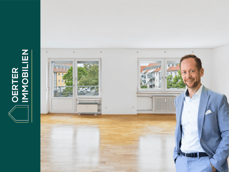 Großzügige 3-Zimmer-Wohnung mit Balkon, Stellplatz in ruhiger Lage von Fürth, 90763 Fürth (Südstadt Weikershof)