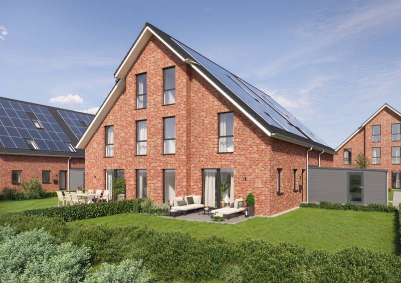 Neubau-Erstbezug – Doppelhaushälfte inkl. Schuppen, PKW-Stellplatz und PV-Anlage – Energieeffizienzklasse A+, 21217 Seevetal