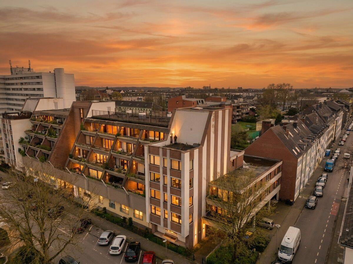 3-ZI.-WHG. MIT ANGRENZENDEM APARTMENT, DACHTERASSE UND 2 PKW-STELLPLÄTZEN IN CITYNÄHE ZU KAUFEN!!, 47799 Krefeld (Bockum Cracau Stadtmitte)