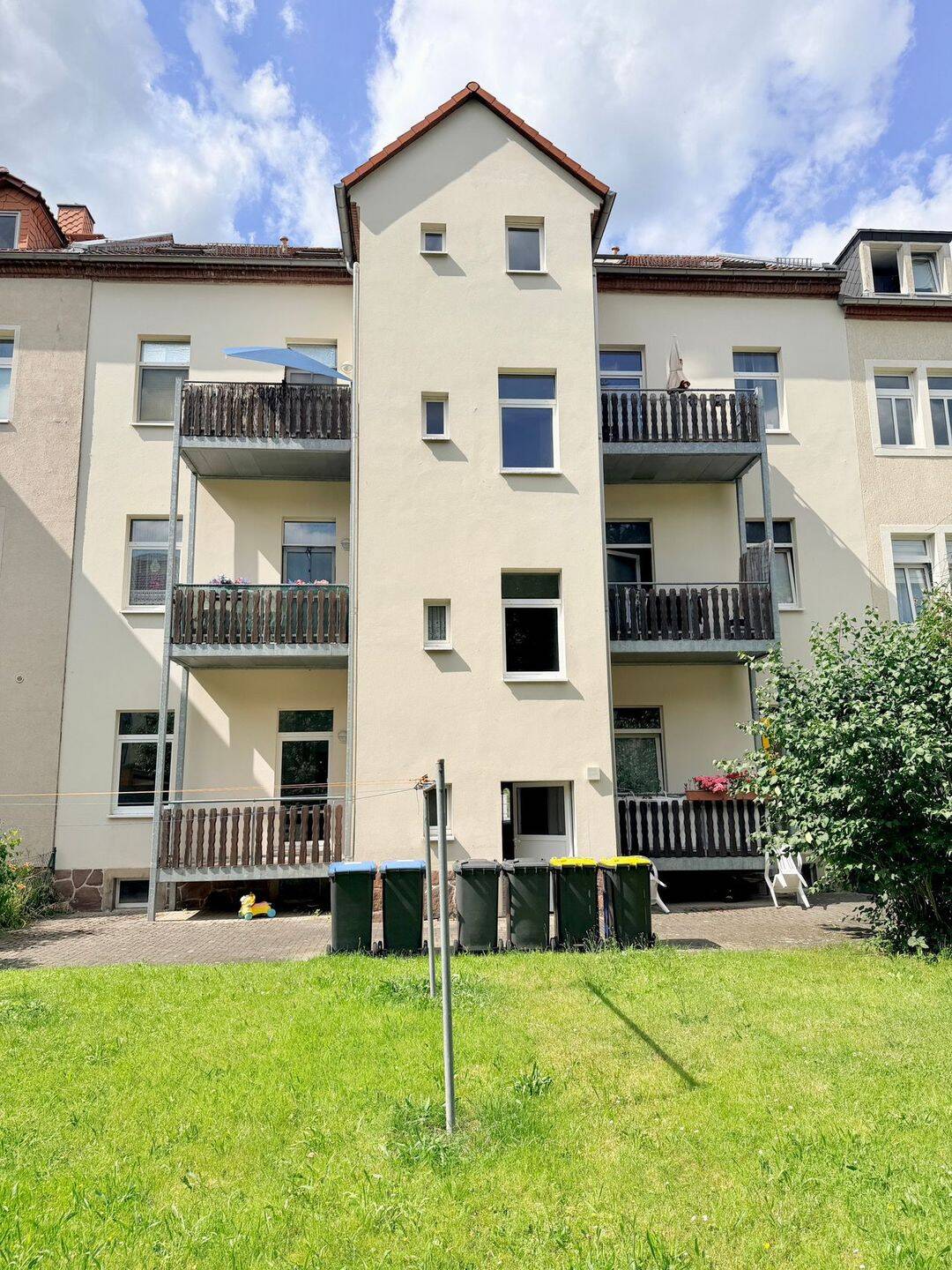 Zentrumsnahe Erdgeschosswohnung mit Balkon und viel Tageslicht, 4720 Döbeln