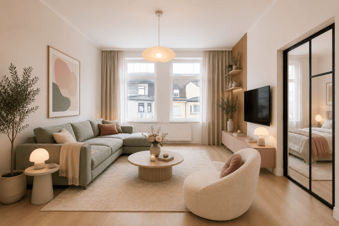 Stilvolle 2-Zimmer-Altbauwohnung mit hohen Decken, großer Wohnküche & Balkon, 90459 Nürnberg