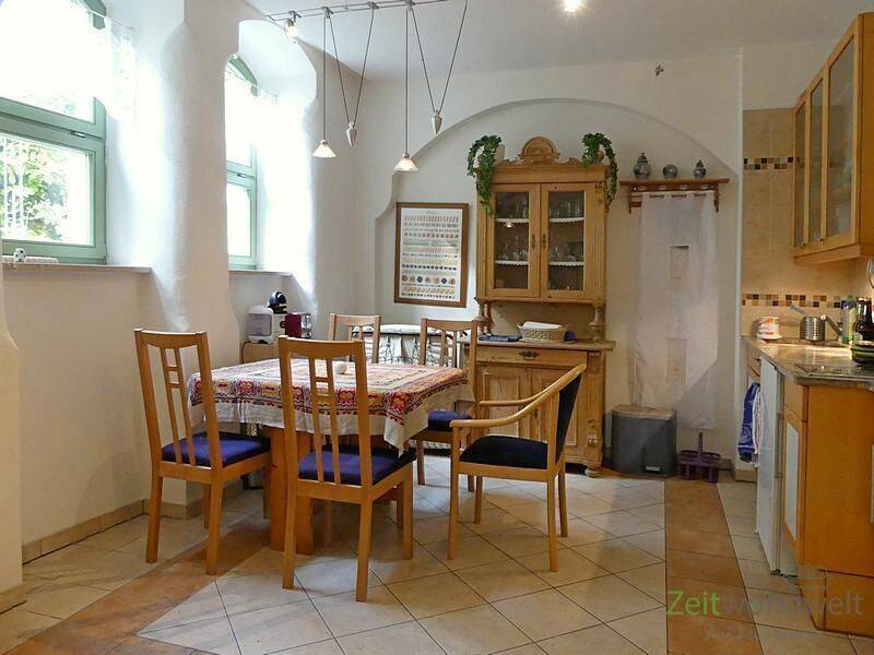 (EF0444_M) Dresden: Südvorstadt-West, ruhige Souterrain-Villenwohnung mit Fußbodenheizung und Kamin, Terrasse, WLAN, 1069 Dresden