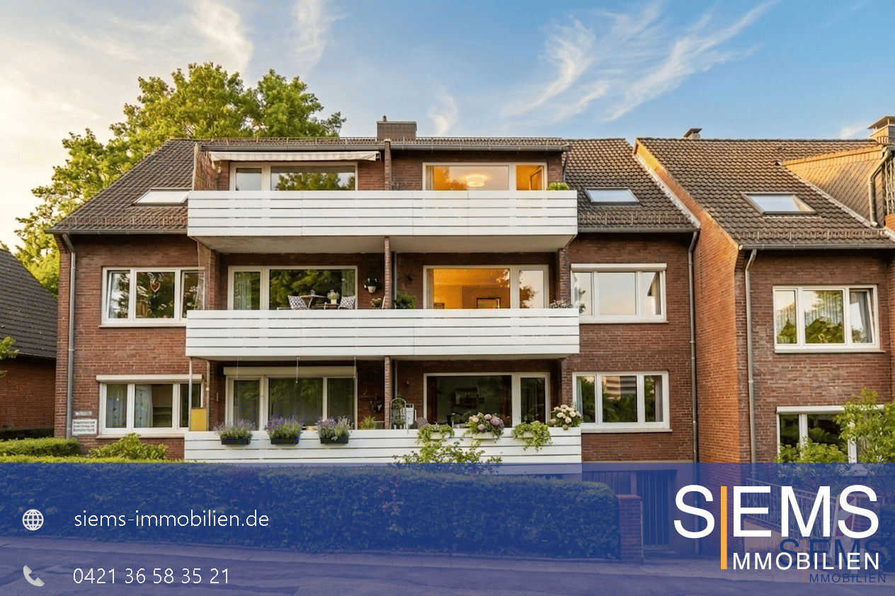 Großzügige 3-Zimmer-Eigentumswohnung in bevorzugter Lage von Blumenthal, 28779 Bremen (Blumenthal Lüssum-Bockhorn)