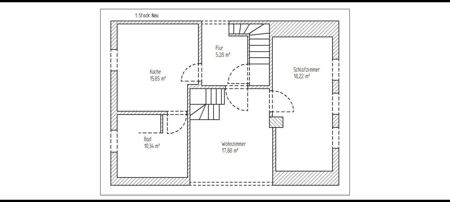 Moderne 4-Zimmer-Maisonette-Wohnung (85 m²) – kernsaniert, mit Gartenanteil, 90587 Veitsbronn