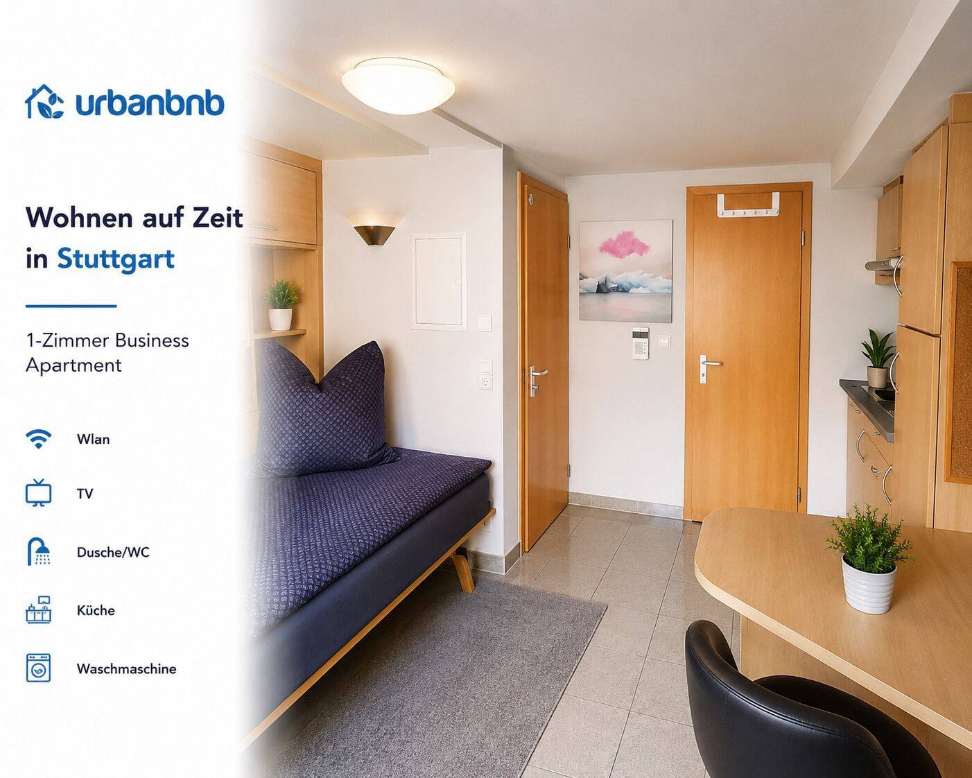 Apartment Stuttgart Zentrum – Zeitwohnen ab 1 Monat, 70182 Stuttgart (Mitte)