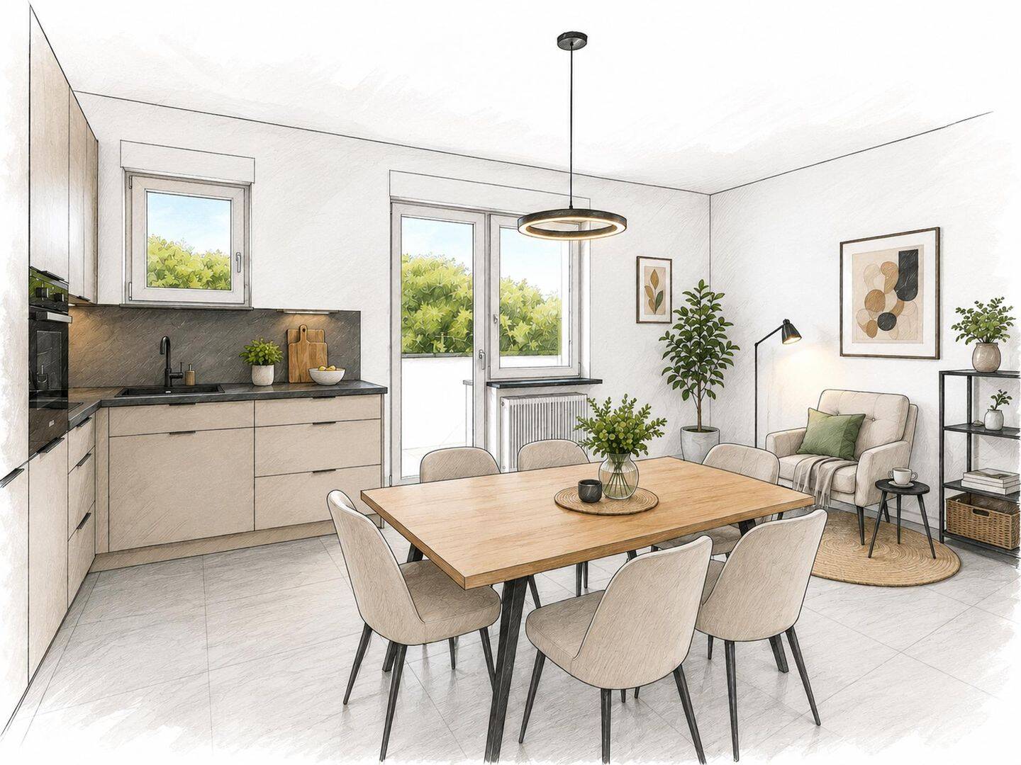 Einziehen & wohlfühlen | Modernisierte Balkonwohnung im Grünen, 58099 Hagen (Berchum Boele Garenfeld Hohenlimburg Lennetal)