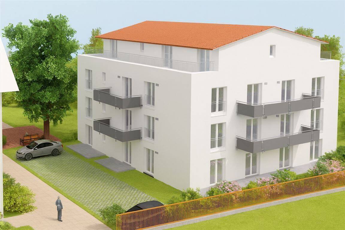 Exklusive Neubauwohnung mit KfW-40-Standard: Komfort, Qualität und Natur vereint!, 91601 Dombühl