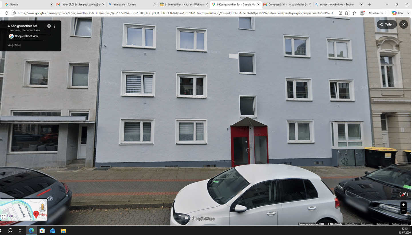 3 zimmer wohnung uni nah (provisionsfrei), 30167 Hannover