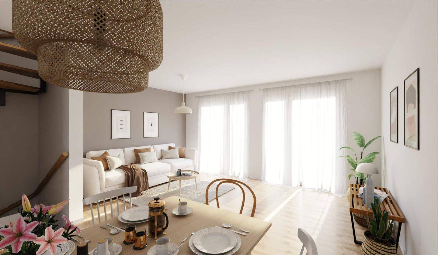 Reihenmittelhaus mit Terrasse und Dachterrasse im Neubauquartier Südringterrassen, 42579 Heiligenhaus