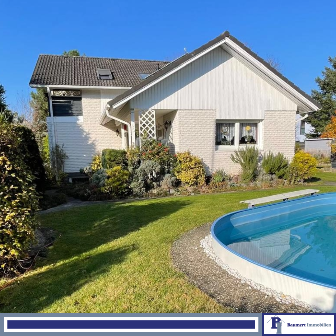 Komfortables Wohnen in Mahlsdorf-Süd: Einfamilienhaus mit Einliegerwohnung und Pool, 12623 Berlin (Marzahn-Hellersdorf Kaulsdorf Mahlsdorf)