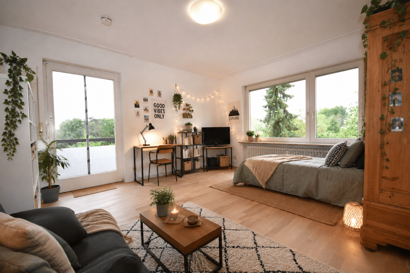Ruhiges 1-Zi.-Appartement mit tollem S/O-Balkon, unverbaubarem Ausblick und Garage, 70619 Stuttgart (Heumaden Lederberg Riedenberg Sillenbuch)