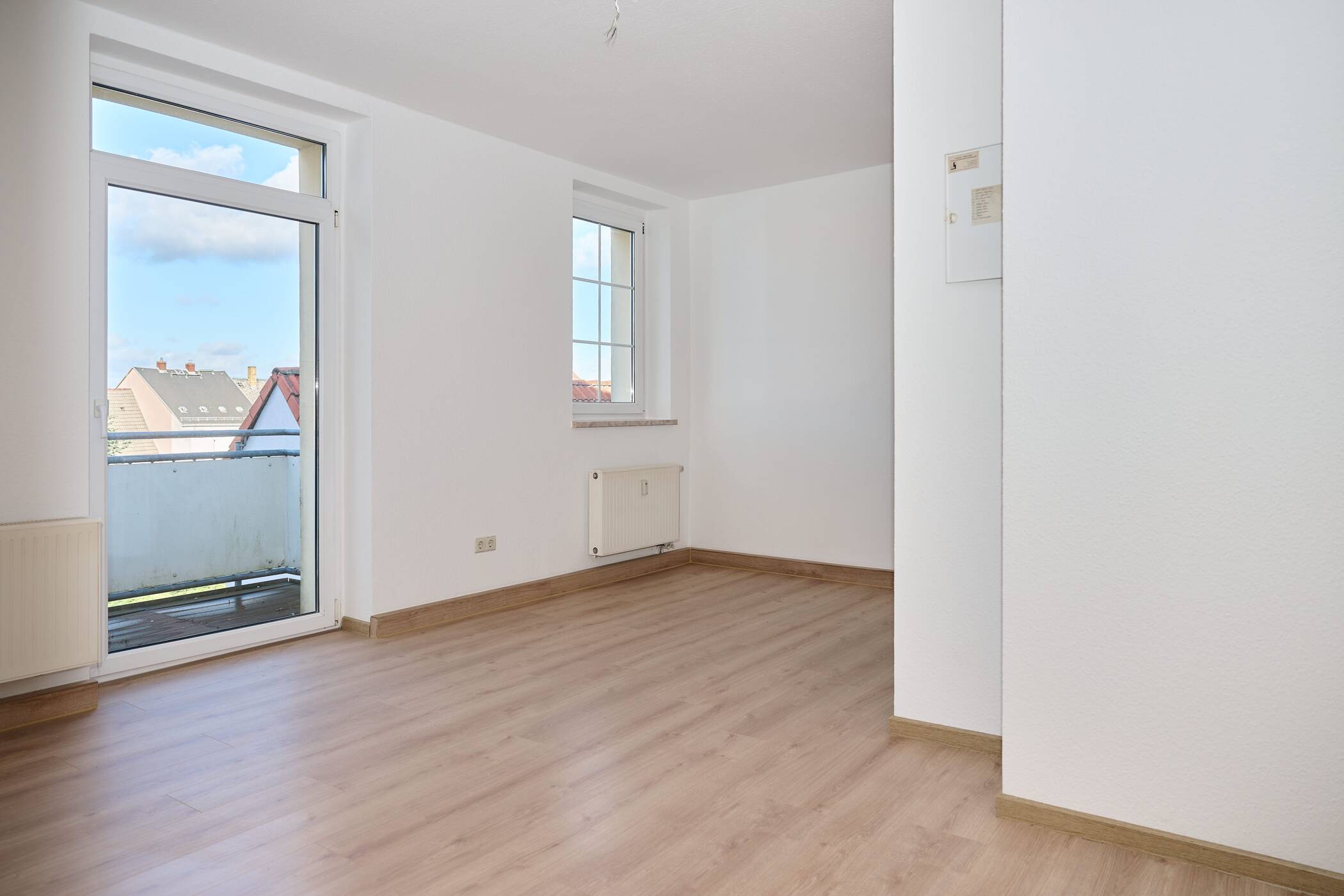 Provisionsfreie 2-Raumwohnung im 2.Obergeschoss mit Balkon zu vermieten !!!, 4758 Cavertitz