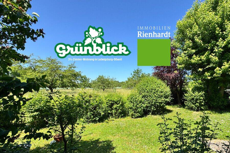 Grünblick! 3,5-Zimmer-Wohnung in Ludwigsburg-Oßweil, 71640 Ludwigsburg