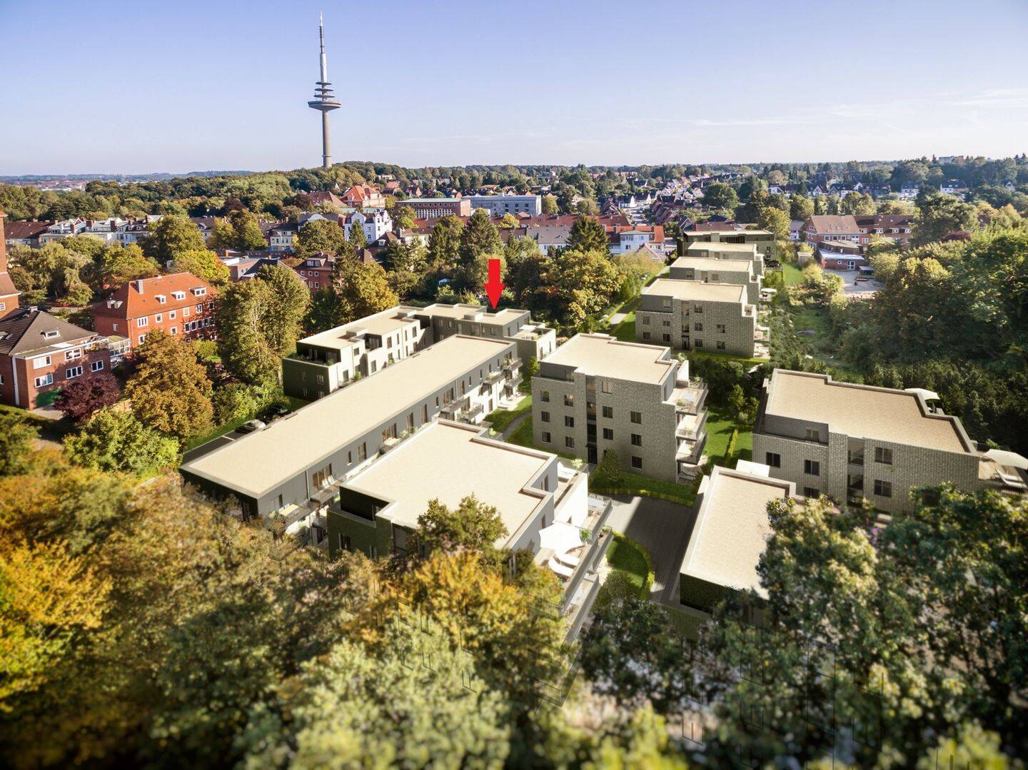 2-Zimmer-Wohnung mit Dachterrasse in 24113 Kiel, 24113 Kiel (Gaarden-Süd Hassee)
