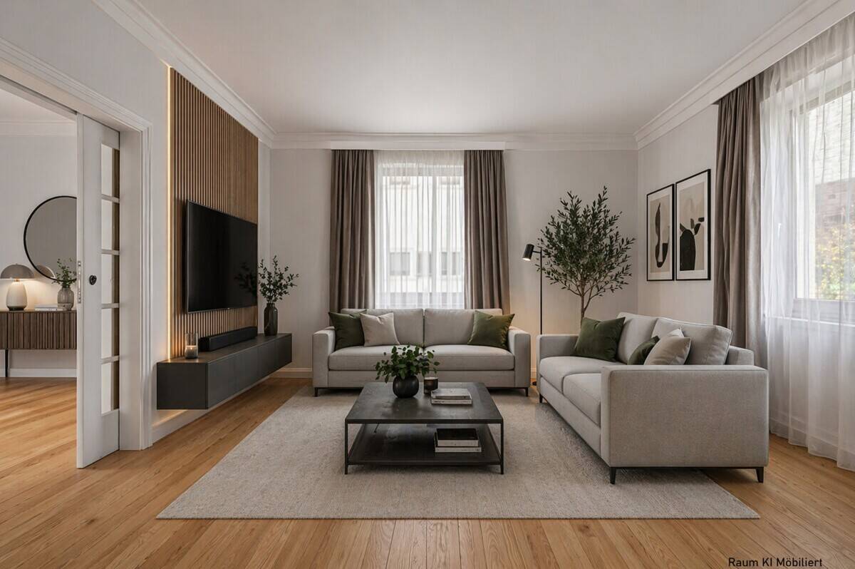 Wohnen im Grünen – großzügige 4-Zimmer-Wohnung mit Innenhof und Garten, 76530 Baden-Baden (Ebersteinburg Innenstadt Lichtental Varnhalt Weststadt)