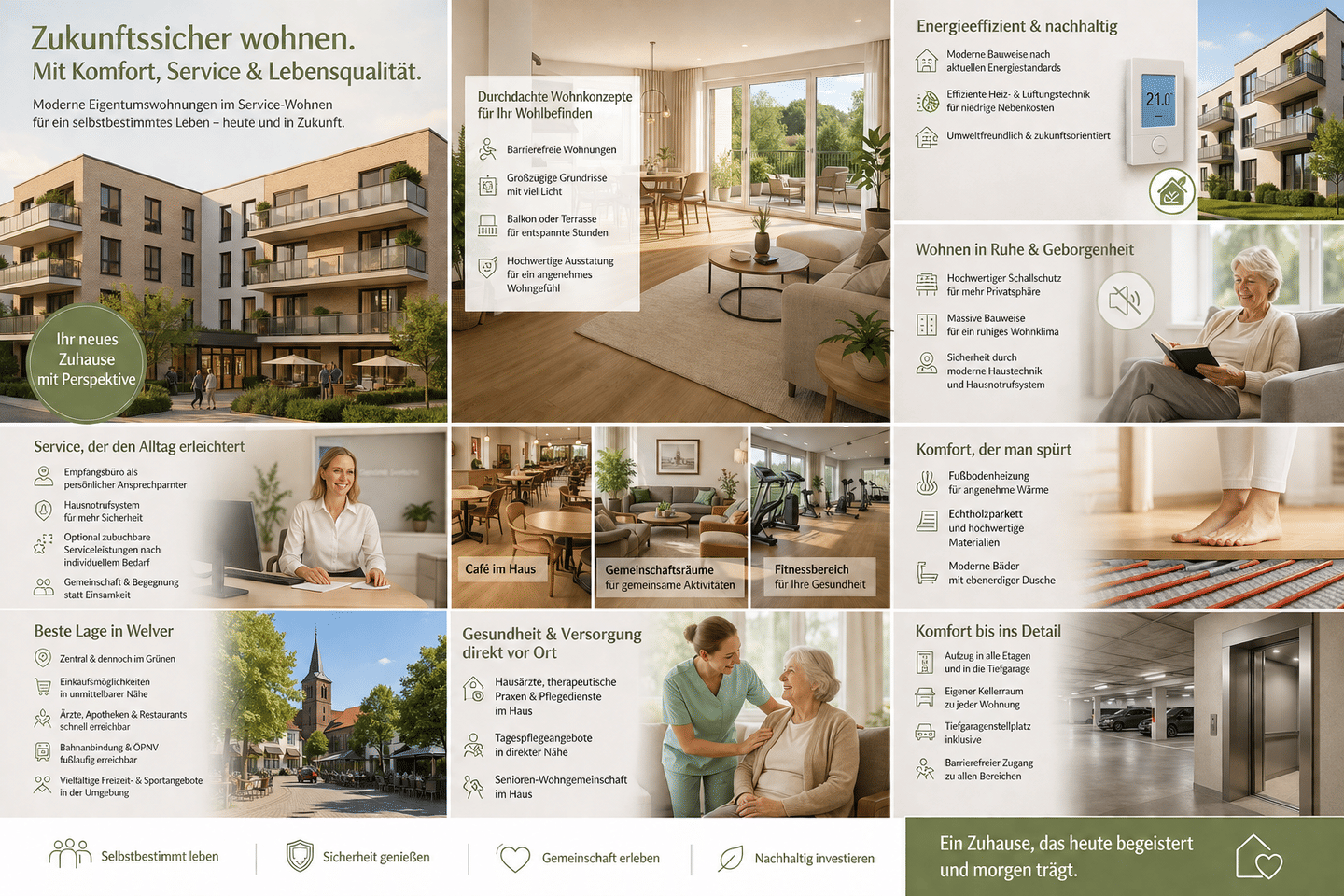Selbstbestimmt wohnen – komfortable Eigentumswohnung mit Service-Wohnen, 59514 Welver