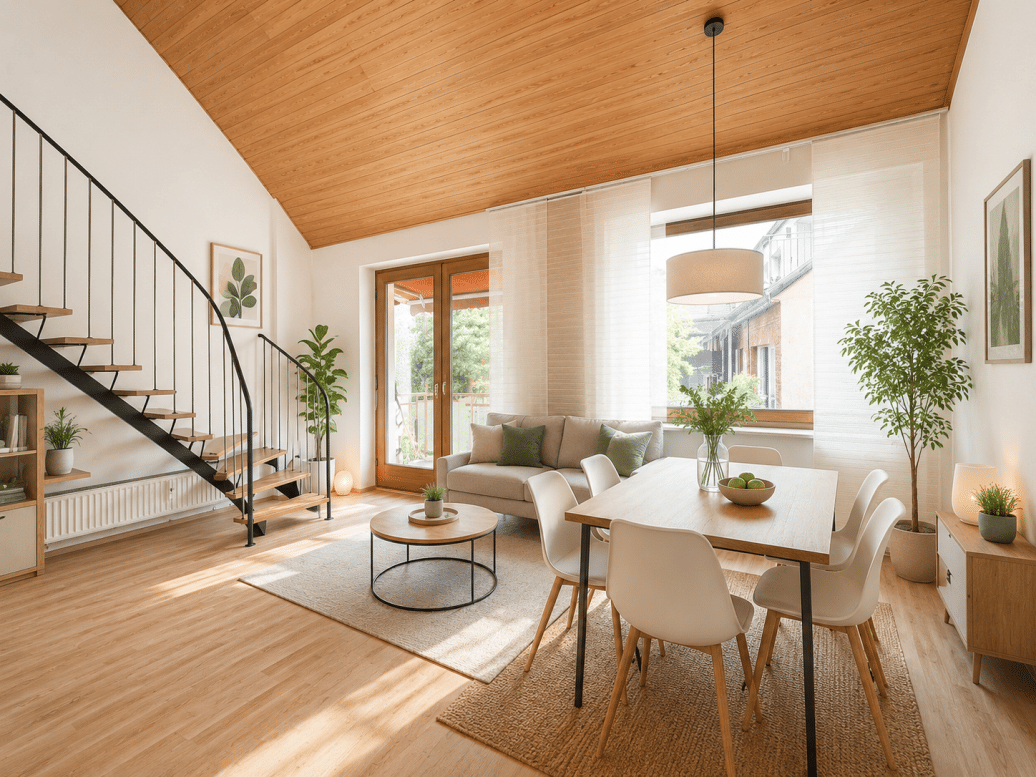 Über den Dächern von Düsseltal – Maisonette-Wohnung mit Blick ins Grüne, 40237 Düsseldorf (Düsseltal Flingern Nord Mörsenbroich)