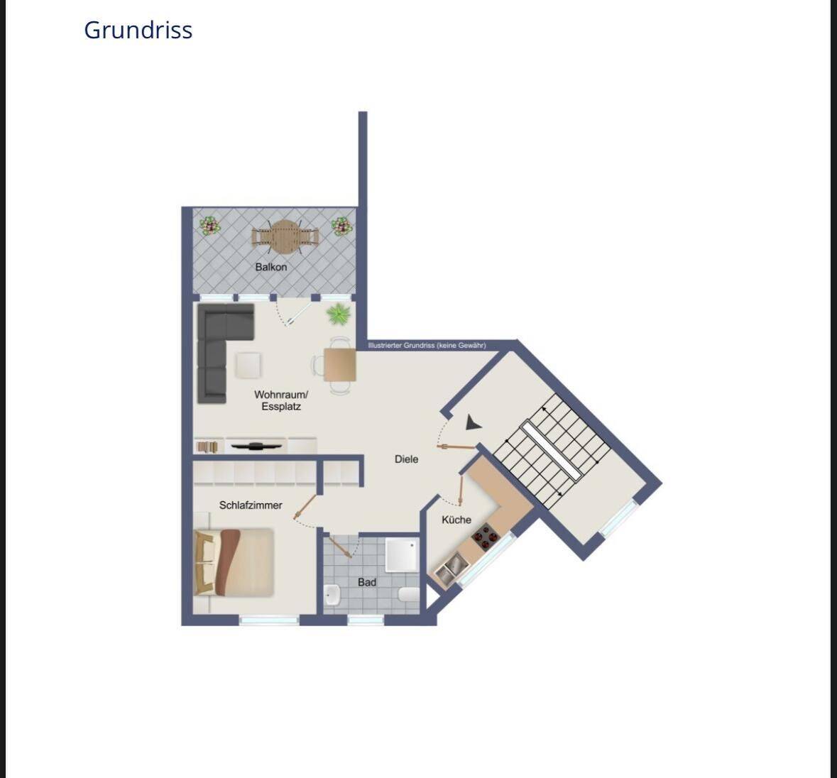 Helle 2-Zimmer-Wohnung mit Balkon und Blick ins Grüne, 63820 Elsenfeld