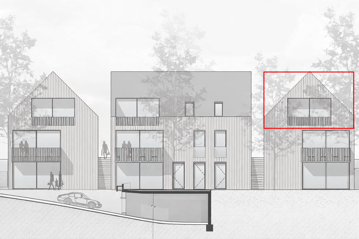 NEUBAU 2026***3,5-Zi.-Dachgeschosswohnung mit Einbauküche und höchstem Wohnkomfort, 71282 Hemmingen