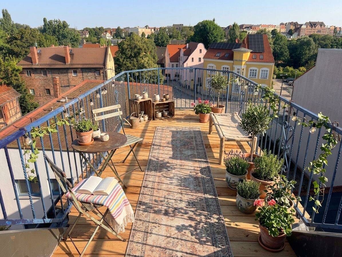 Charmante Maisonette-Wohnung mit Dachterrasse zum Wohlfühlen und renoviertem Wohnraum, 6667 Weißenfels