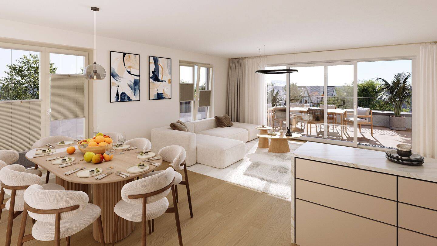 Penthouse-Feeling: Exklusive Dachgeschosswohnung mit großer Süd-/West-Terrasse, 53332 Bornheim