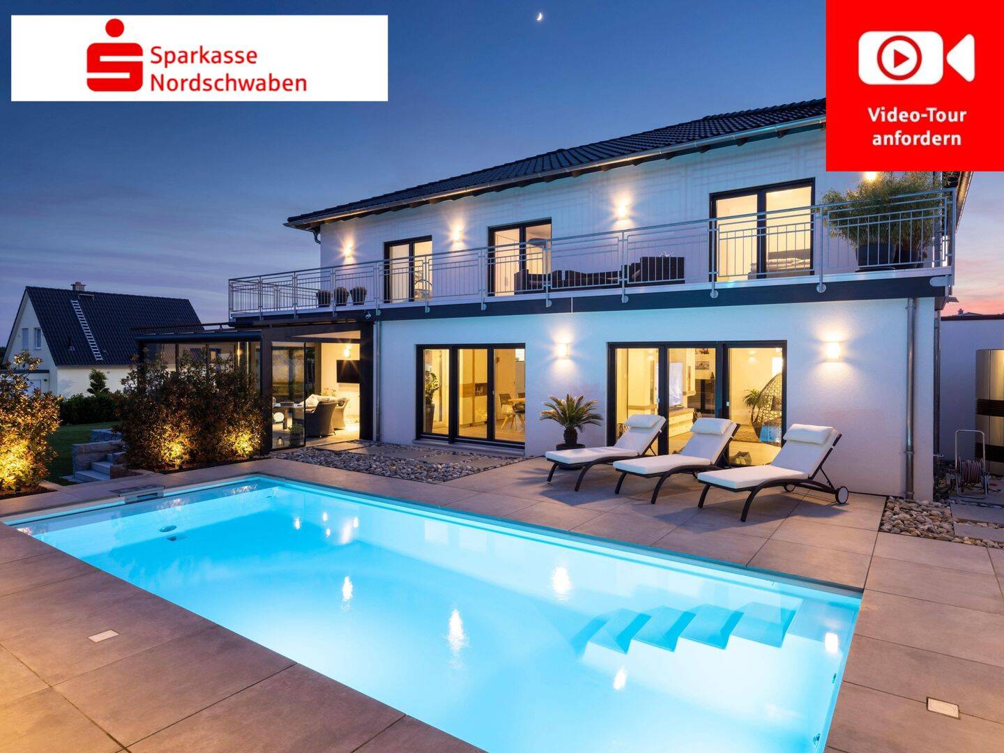 High-Class Living: Repräsentatives Architektenhaus mit Traum-Pool, Spa & 1500 m² Privatsphäre, 86675 Buchdorf