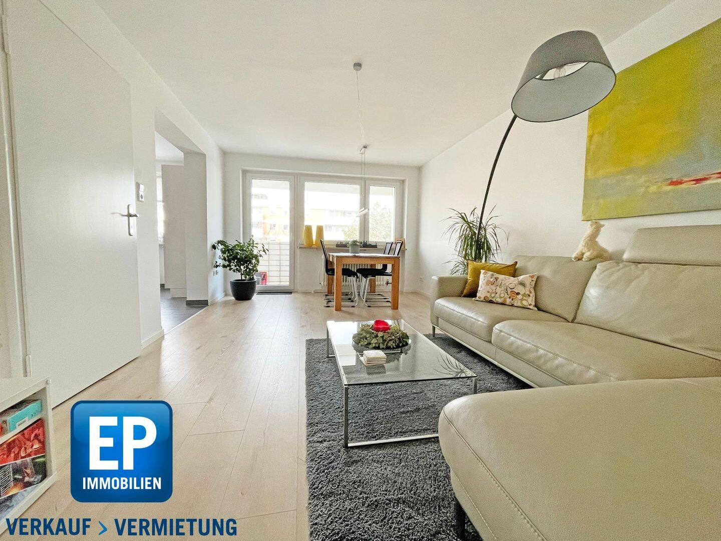 Modern, hell, ruhig – 2,5-Zi-Whg. mit Westbalkon direkt an der U3, 81475 München (Thalk. Obersendl.-Forsten-Fürstenr.-Solln)