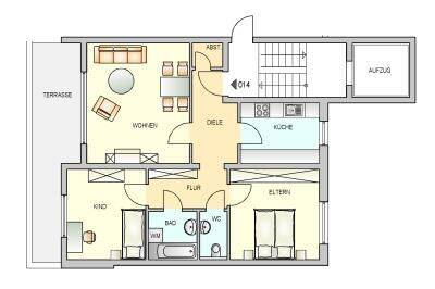 3-Zimmerwohnung am Heuchelhof, 97084 Würzburg (Heidingsfeld Heuchelhof Rottenbauer)