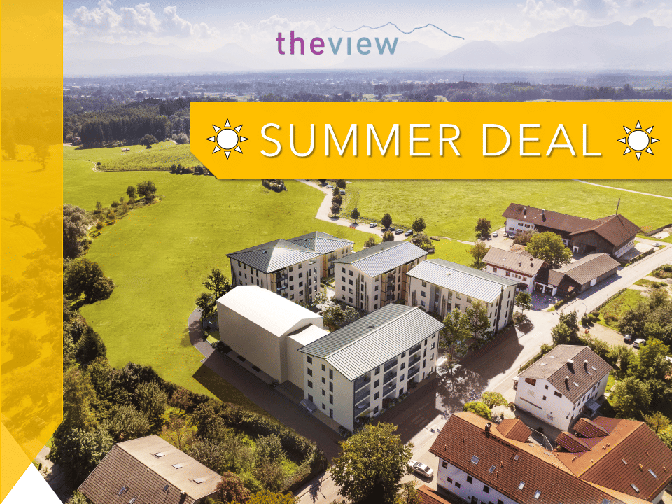 SUMMER DEAL: Wohnen mit Ausblick: 4-Zimmer-Wohnung – WE 35, 83043 Bad Aibling