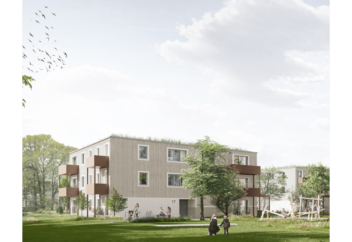 Erstbezug! Moderne 3-Zimmer-Wohnung im Neubau!, 21031 Hamburg (Bergedorf Lohbrügge)