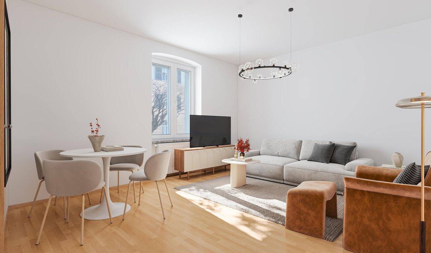 Provisionsfrei: 3-Zimmer-Balkonwohnung im Hochparterre eines kernsanierten 4-FH, Weimar Nordvorstadt, 99423 Weimar (Altstadt Innenstadt Nordvorstadt Südstadt Westvorstadt)