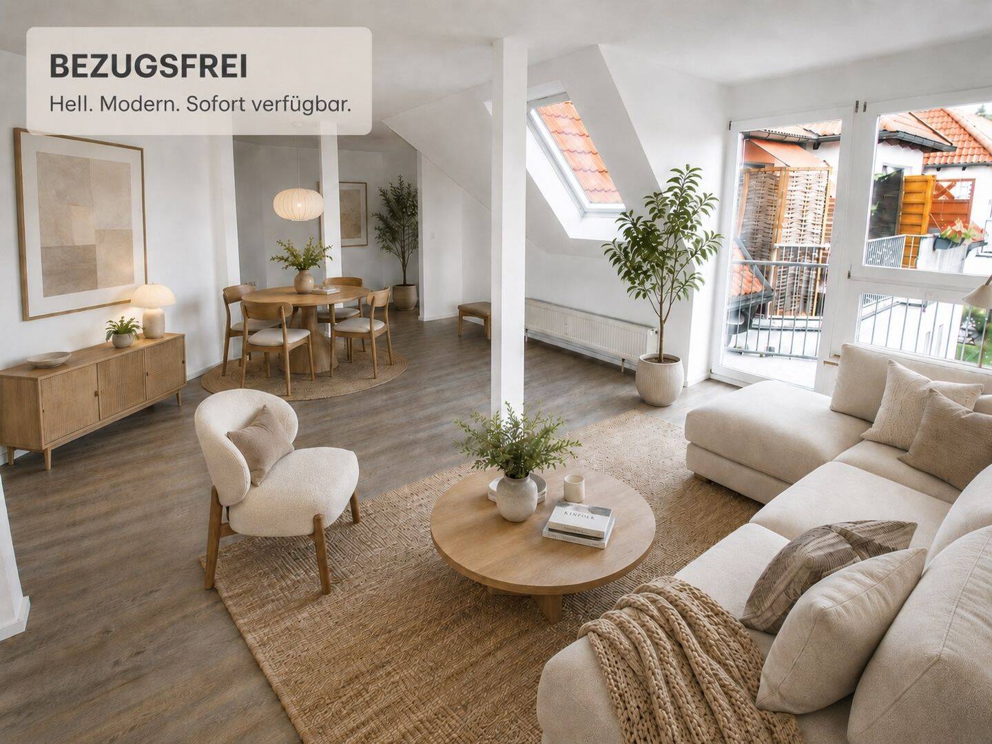 Bezugsfreie Familienwohnung mit Balkon im Grünen- 3,5 Zi., Balkon, Maisonette!, 4318 Leipzig (Anger-Crottendorf Sellerhausen-Stünz)