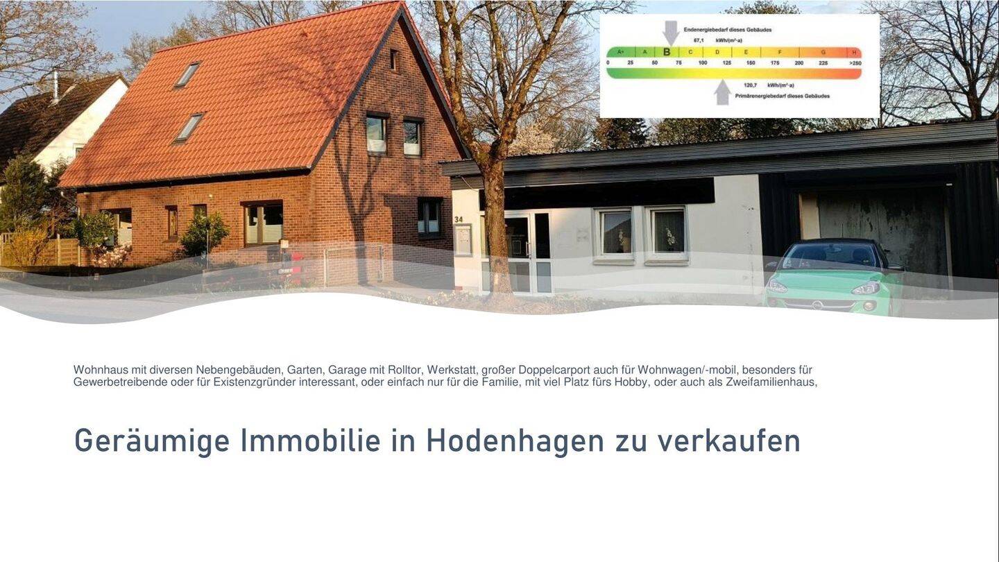 Geräumige Immobilie in Hodenhagen zu verkaufen, 29693 Hodenhagen