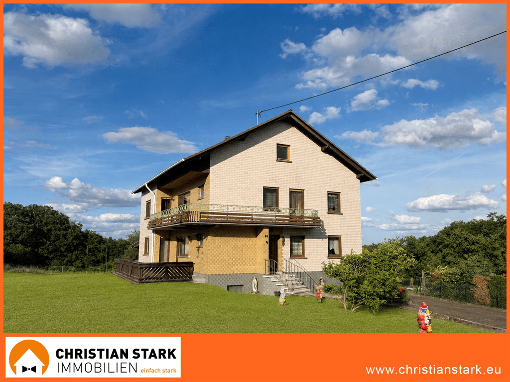 Natur, Ruhe, Freiraum- Ihr Paradies für 2 Familien auf 2250 m² traumhaften Grundstück!, 55595 Spabrücken